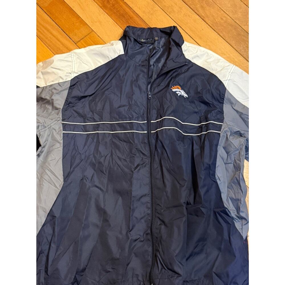 Vintage Denver Broncos Dunbrooke SI NFL Full Zip Windbreaker Jacket Men Sz 2XL